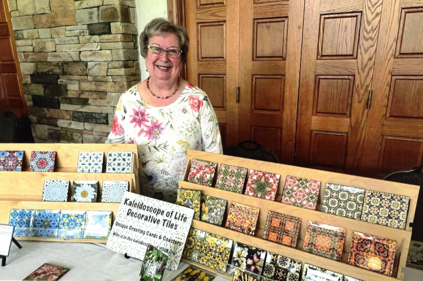 Vendor Donna Taylor, of Kaleidoscope of Life