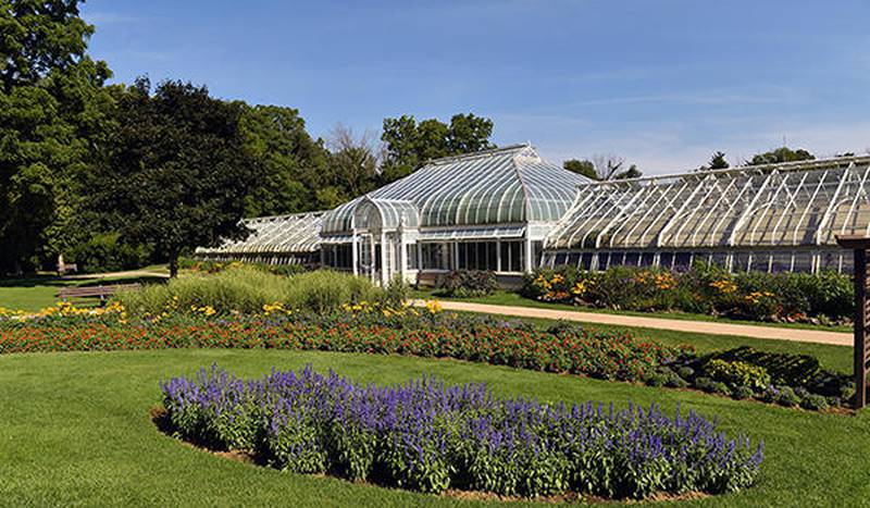 The Bird Haven Greenhouse is in Joliet's Pilcher Park.