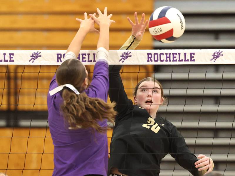 Ava Wente-Argo’s 5 blocks help Sycamore top Rochelle, reach regional final