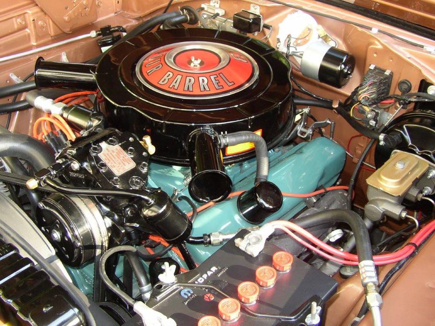 Photos by Steve Rubens - 1967 Dodge Charger Engine