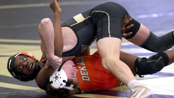 Photos: DeKalb, Sycamore renew wrestling rivalry