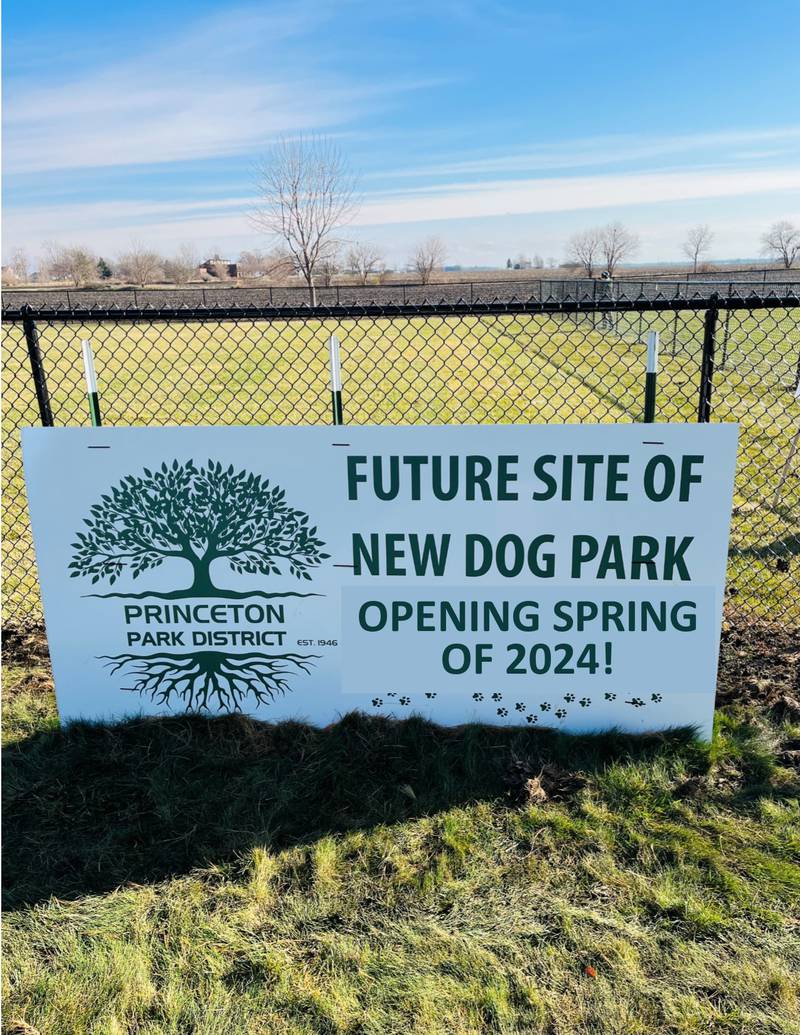 The groundwork has been laid for the opening of a new dog park in Princeton in spring 2024 at Zearing Park.