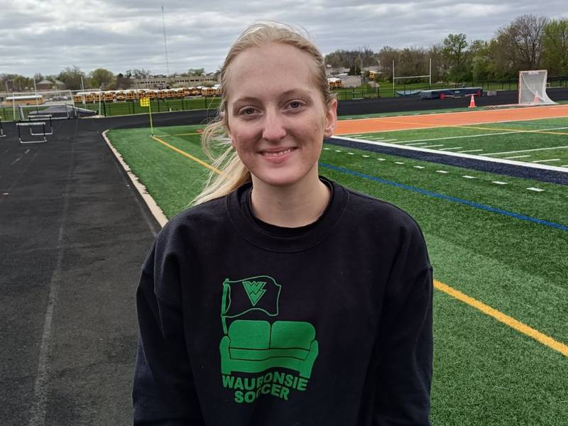 Waubonsie Valley goalkeeper Lauren Bornhoff