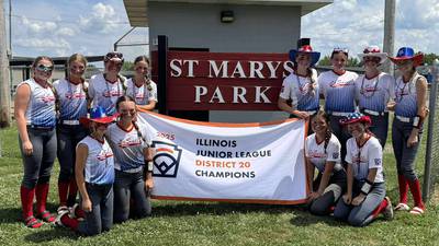 La Salle Junior League softball places second at state
