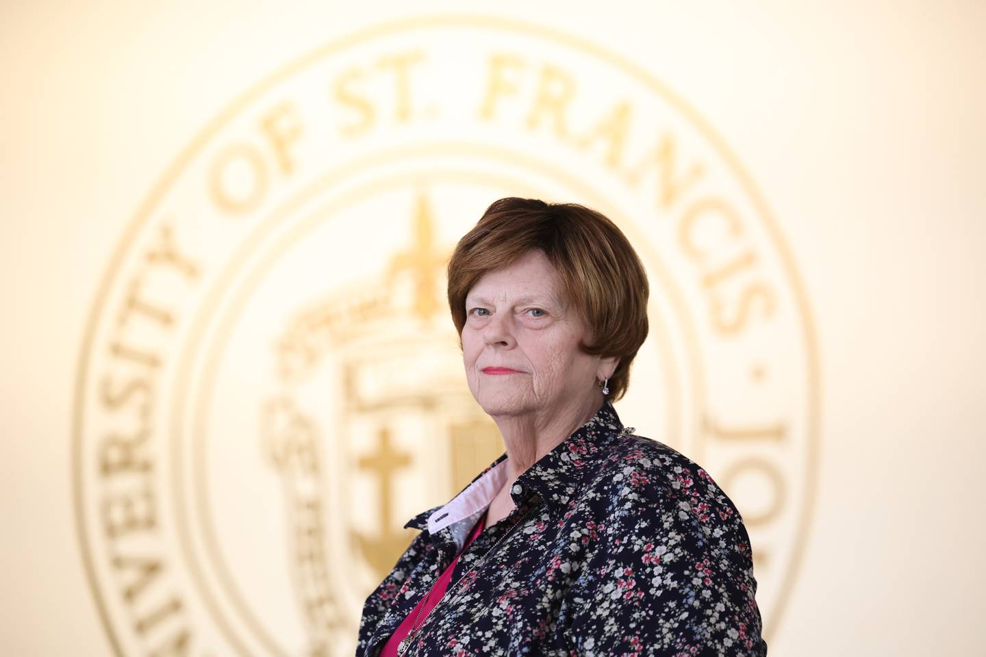 University of St. Francis professor, Marcia Van Natta, poses for a photo on Wednesday, June 28th, 2023 in Joliet.