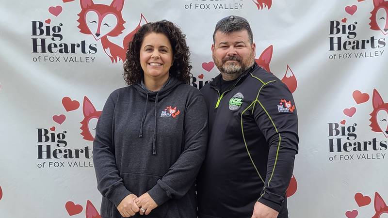 Big Hearts of Fox Valley founders Jennifer and Minor Mobley.