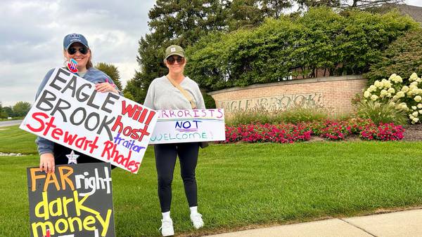 Geneva group’s plans to host Jan. 6 organizer draws pickets, protests