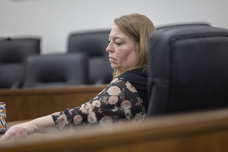 Kristin Kisich appears in Lee County Circuit Court on Wednesday, Feb. 4, 2026. Kisich pleaded guilty to leaving the scene of a motor vehicle accident in the death of Patrick Yocum of Rock Falls.