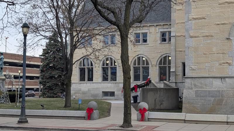 The Joliet Public Library is seen Thursday, Dec. 19, 2024, at 150 N. Ottawa St. in Joliet.
