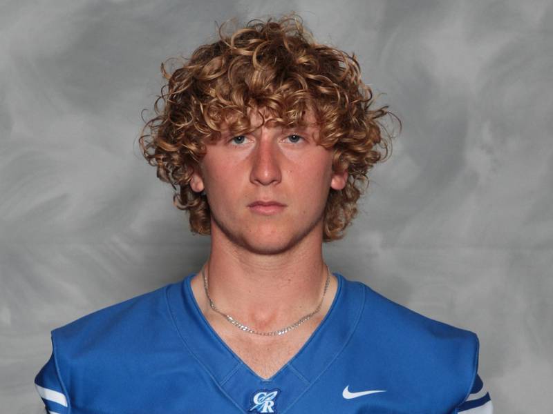Burlington Central senior running back Joey Kowall. Photo courtesy of Burlington Central athletics.