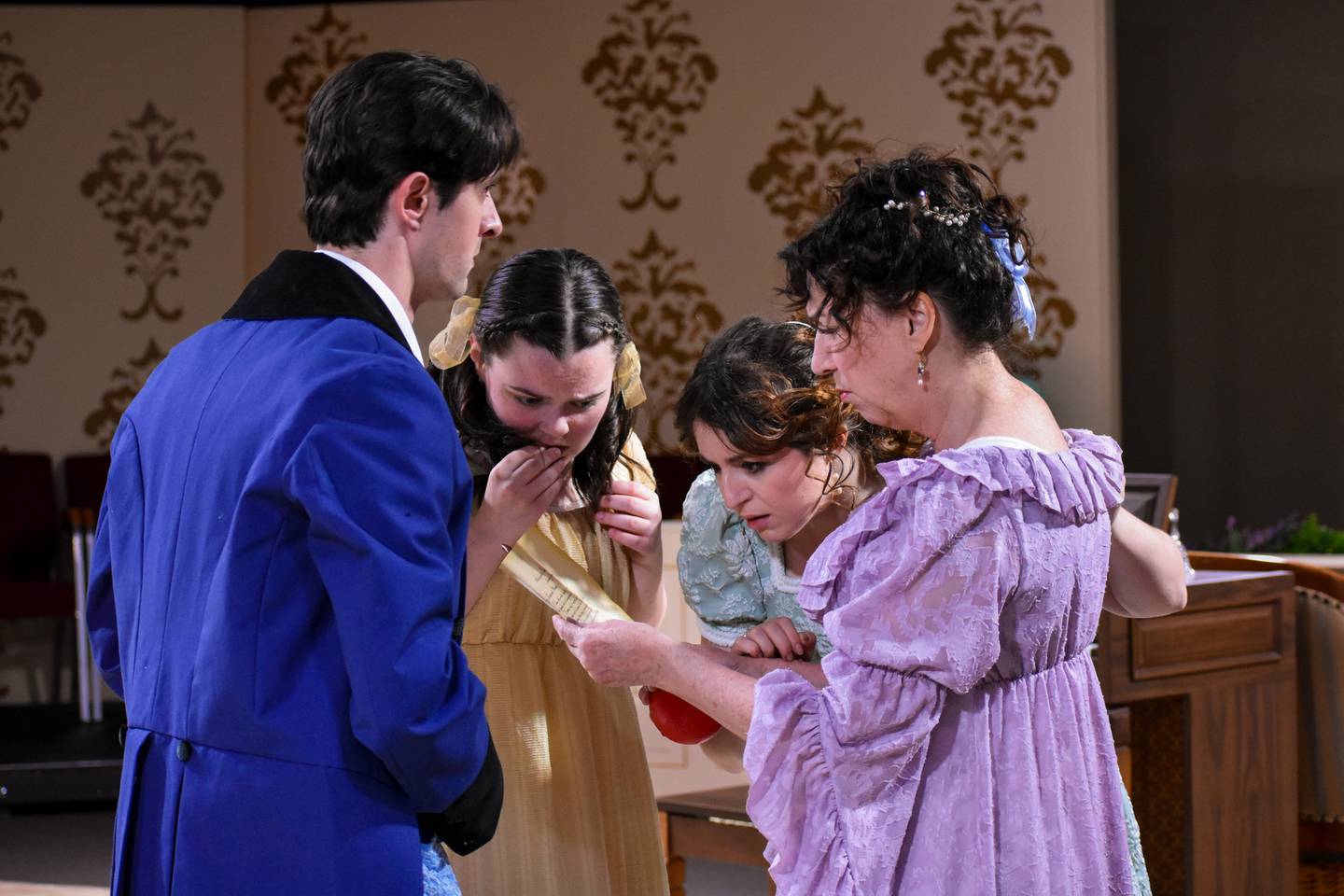 Parker Players Theatre Company presents "Pride and Prejudice" at The Barrington Theatre.