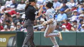 Jen Pawol breaks MLB’s gender barrier as the first female umpire to work a regular-season game