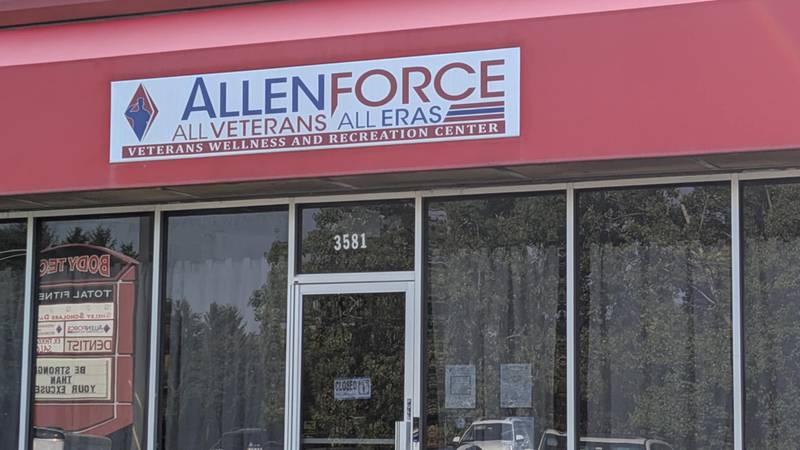 AllenForce will host a grand opening for its Veteran Wellness & Recreation Center on July 25 at 3581 Hennepin Ave. in Joliet. The exterior of the center is seen on Monday, July 14, 2025.