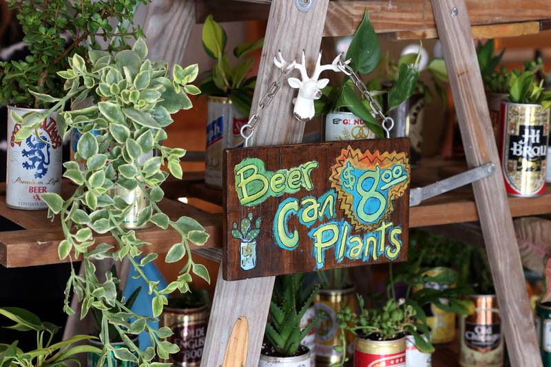 Some of the items available Tuesday, June 3, 2025, during the the Sycamore Farmers Market, hosted by Kar-Fre Flowers and Gifts. The market will be held Tuesdays from 3-6 p.m. through August 26 at Kar-Fre Flowers. Some of the market was held indoors due to the weather.