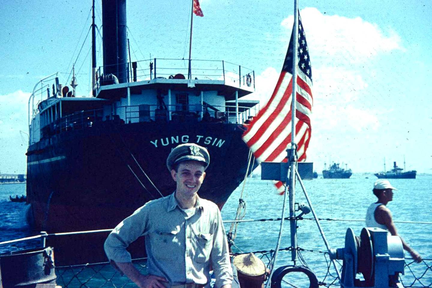 Braidwood resident Greg Machak said he built a 24-foot long, 12-foot high, fully drivable Navy destroyer – a USS Hollister – on a golf cart.  Machak wanted to pay tribute to his uncle, Joliet native Joesph Vercellotti, a Navy veteran.