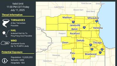 Northern Illinois under tornado watch 