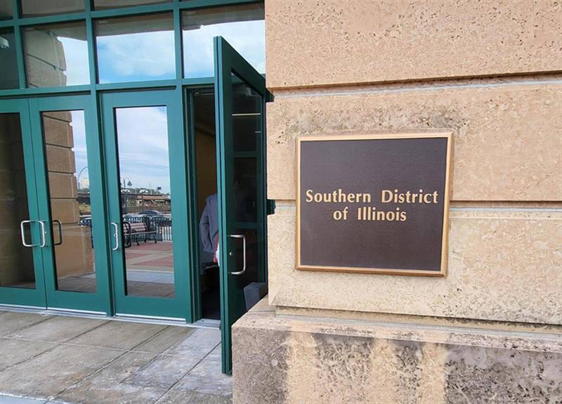 The federal courthouse for the Southern District of Illinois is pictured in East St. Louis