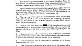 Documents: 2013 complaint against parents of missing Crystal Lake boy