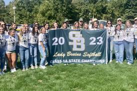 St. Bede softball state championship ring ceremony
