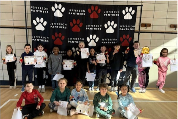Jefferson Elementary School announces January Champions of the Charter 