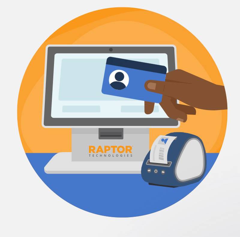 Raptor Visitor Management system coming to District 58 schools beginning in April 2023..