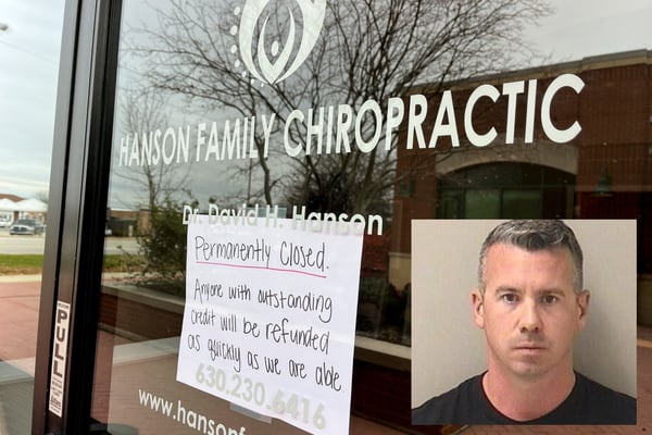 Batavia chiropractor faces new suits naming his wife, though officials say he acted alone; she’s divorcing him