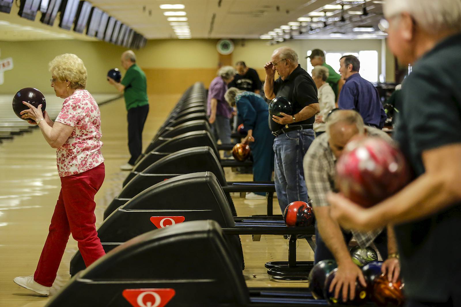 Senior league at Joliet Town and Country Bowling has active members in