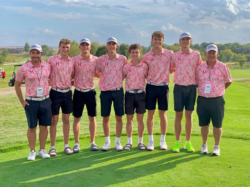 The Hall boys golf team placed third at the Class 1A Cambridge Sectional on Monday, Oct. 6, 2025 at Valley View Golf Club in Cambridge to advance to the state tournament.