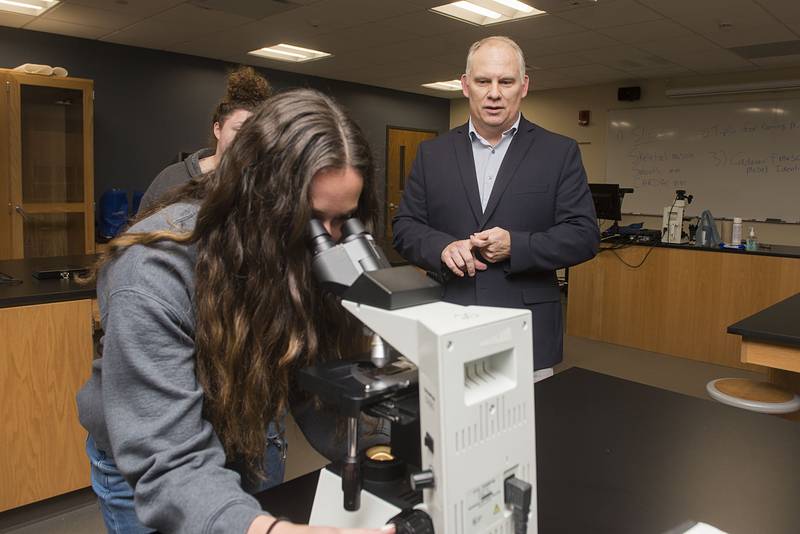 "I was looking for a new challenge," said Sanders, about his decision to become an educator.