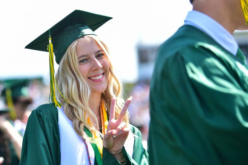 Crystal Lake South High School's class of 2026 graduates on May 16, 2026.
