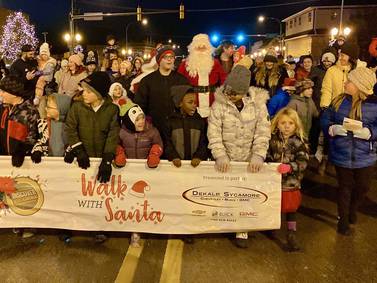 Santa, Mrs. Claus descend on eager Sycamore for annual event