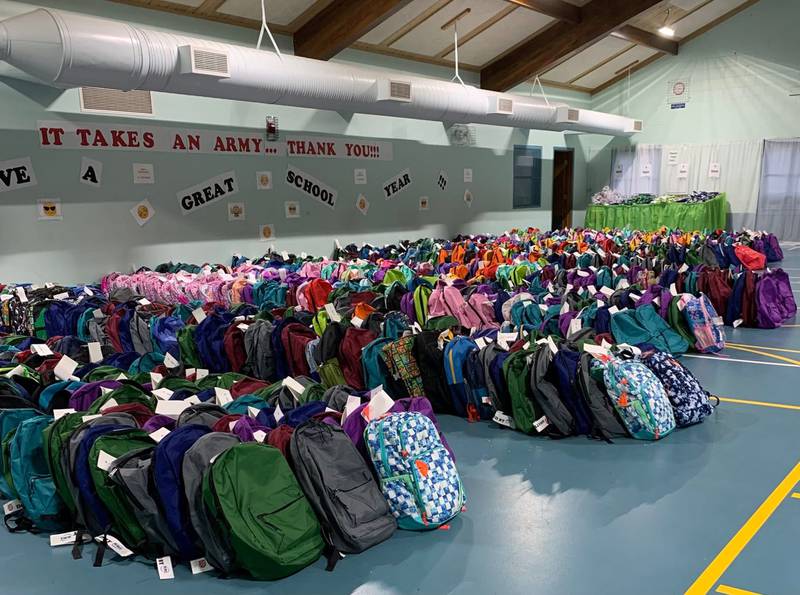 The Salvation Army of McHenry County hosted its annual back-to-school party  July 31, 2025, in Crystal Lake, providing 1,000 backpacks filled supplies, plus 130 tablets donated by the World Literacy Foundation, haircuts, food, entertainment, live music and vehicles from local fire and police departments to explore.