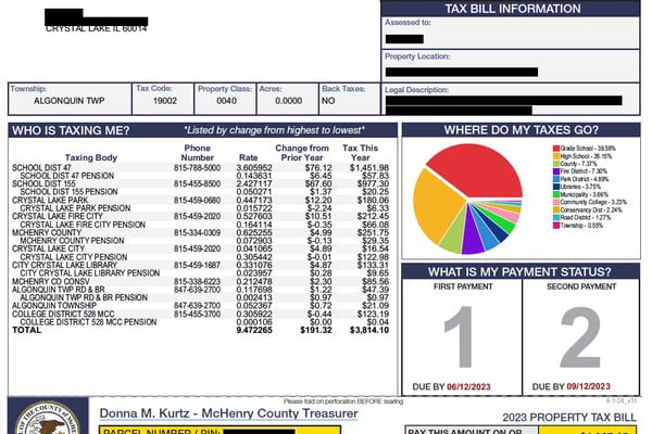 McHenry County property tax bills are in the mail. Here’s how to pay