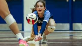 Photos: Downers Grove South hosts Downers Grove North in girls volleyball