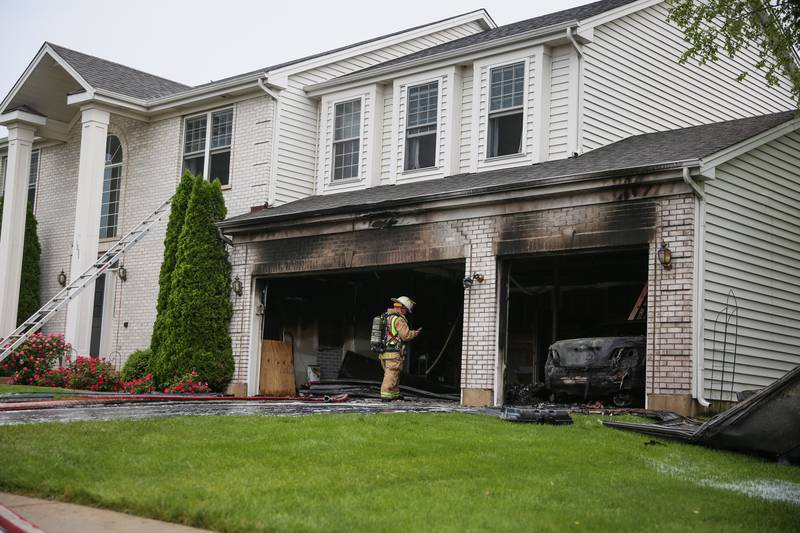 The Huntley Fire Protection District responded at 5:15 p.m. Monday, June 6, 2022, to the 1000 block of Par Drive in Algonquin where crews found a two-story home with smoke showing from the front of the building.