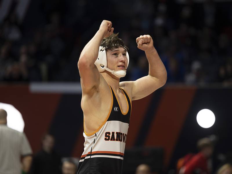 Cooper Corder wins back-and-forth match, wins Sandwich’s first state title since 2012