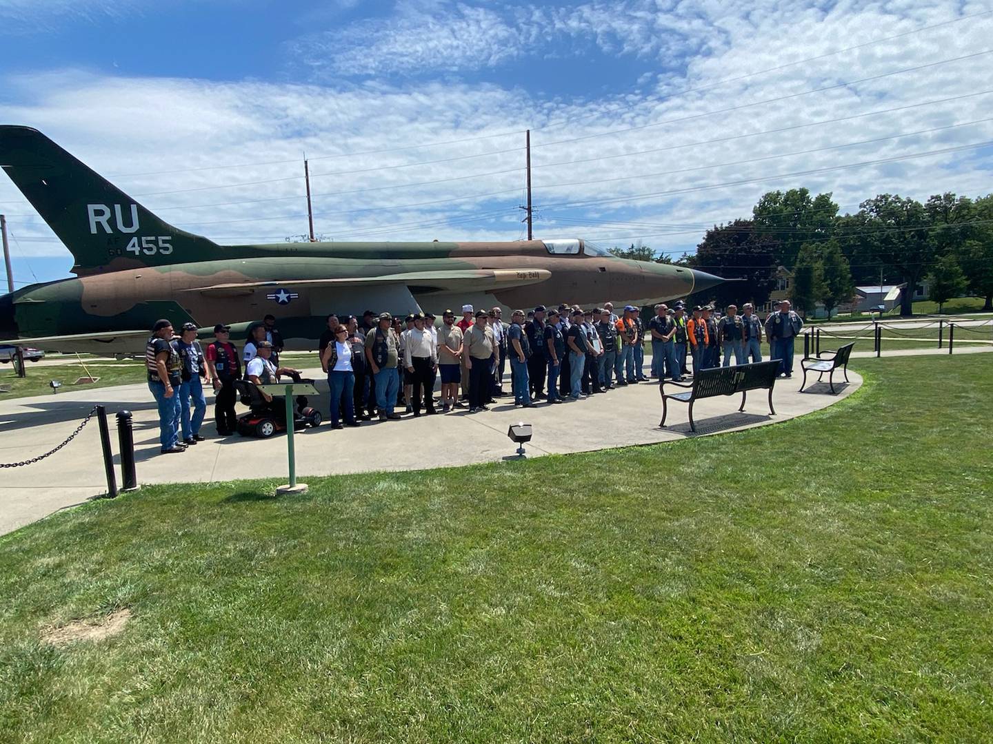 Dozens of American Legion Riders stop in the Sauk Valley Shaw Local