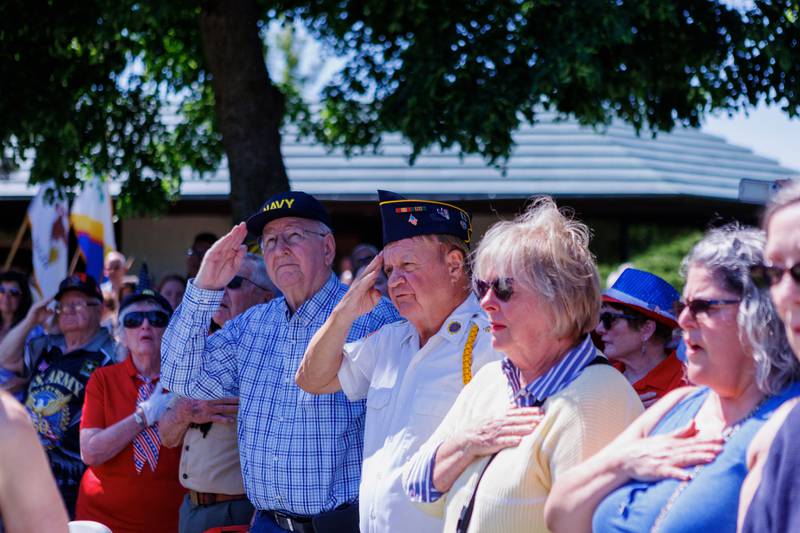 Memorial Day  ceremony at the Freedom Shrine  on Monday, May25,2026 in St. Charles.