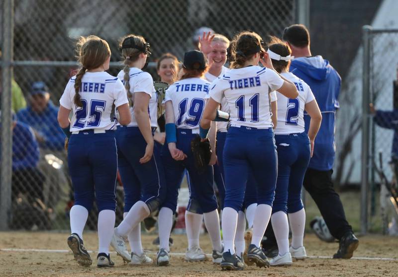 The Princeton Tigresses opened the 2022 softball season with a 5-0 win over Newark Thursday at Little Siberia.