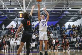 Cooper Beaty comes through for Plano in the clutch, lay-in at the buzzer beats Sandwich