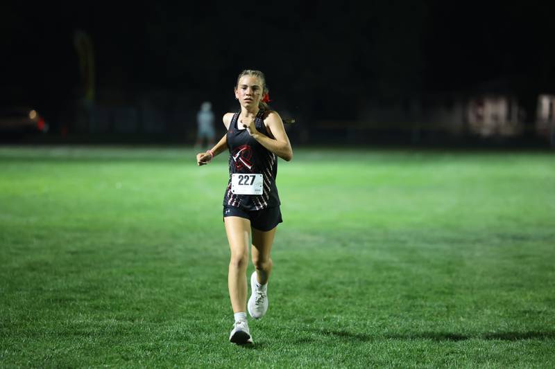 Bradley-Bourbonnais' runs during the All-City cross country meet at Bishop McNamara on Wednesday, Sept. 17, 2025.