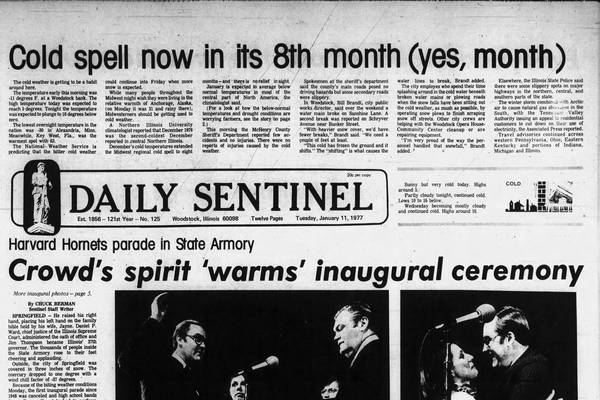 An eight-month cold spell, tracking January tornados and more historical Jan. 11 covers