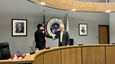 Two Dixon firefighters sworn in Monday