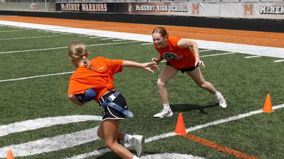 Girls flag football surges in Illinois as hundreds more take the field in Year 2