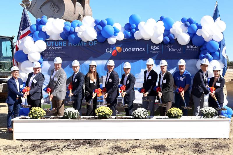 On Oct. 10, CJ Logistics America and the Korea Ocean Business Corporation – along with their development partners, hosted a groundbreaking ceremony for a new state-of-the-art warehouse in Elwood.