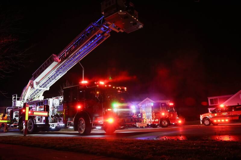 One victim died in a fatal fire accident at a duplex in Lake in the Hills Saturday evening, Nov. 5, 2022. Members of the Huntley Fire Protection District responded to the fire.