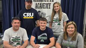 Marquette’s Keaton Davis signs to play baseball at Spoon River College