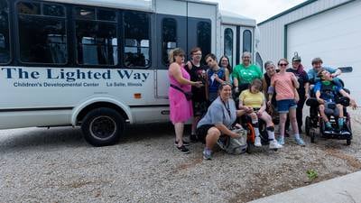Photos: Lighted Way students visit Loch Countryside Kennel in Peru