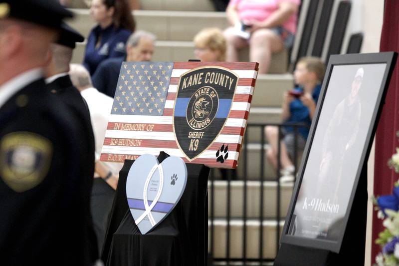 Photos Funeral for Kane County Sheriff K9 Hudson in Sugar Grove