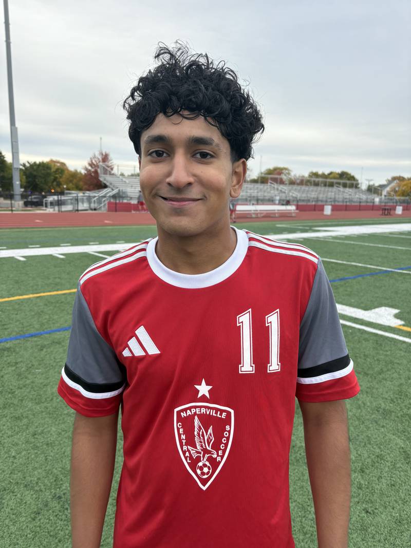 Naperville Central senior Zakaria Sajjad